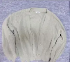 NAVY. ニットカーディガン ベージュ 150cmのサムネイル