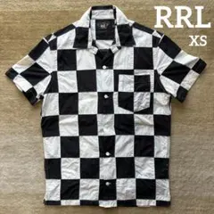 【美品】【希少】 RRL チェッカー シャツ パッチワーク シャツ XSのサムネイル