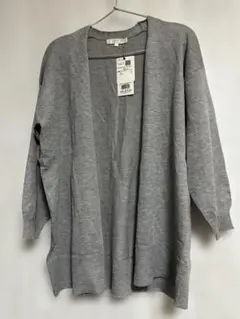 グレー 七分袖 カーディガン　grove M