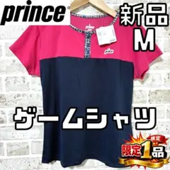 【フォロー割】新品 プリンス レディース 半袖 ゲームシャツ Mサイズ テニス
