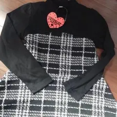 CUTEBLUE キッズ ワンピース チェック柄 長袖