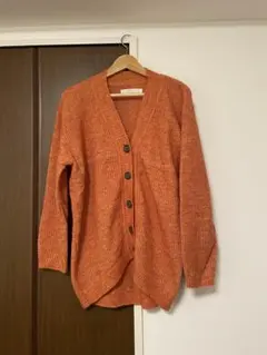 SALT+ JAPAN オレンジ カーディガン 長袖