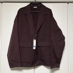 GU オーバーサイズ シャツブルゾン ジャケット ジーユー