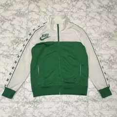 00s NIKE ジャージ トラックジャケット 白緑 Y2K 韓国のサムネイル