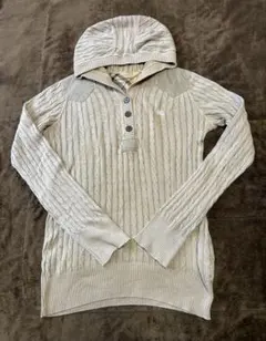 BURBERRY フード付きニットセーター ベージュ