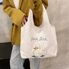 あひる　ミニトートバッグ