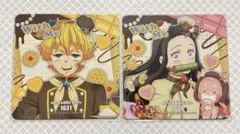 鬼滅の刃　バレンタイン&ホワイトデー　コースター　我妻善逸　竈門禰豆子