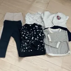 まとめ売り　トップス4点　レギンスパンツ2点　80cm