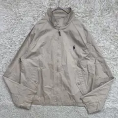 90s Ralph Lauren スイングトップベージュ ジャンパー　ラルフ　L