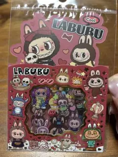 LABUBU キャラクターシールセット ラブブ透明シール