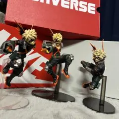 僕のヒーローアカデミア 爆豪勝己 フィギュア3体セット