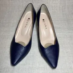 値下げ！Diana ブラック ネイビー ポインテッドトゥパンプス