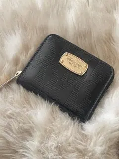 MICHAEL KORS マイケルコース 二つ折り財布 コンパクト　ブラック　黒