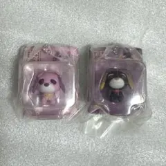 お茶犬　パッケージ　ミニチュアコレクション　ガチャ　2点セット