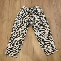 ゼブラ柄 コーデュロイ　パンツ　120