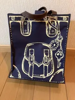 ネイビー キャンバス トートバッグ お値下げしました！