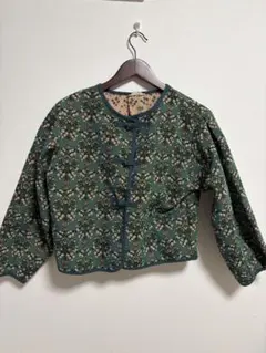 ※専用※SM2 花柄チャイナボタン　ノーカラージャケット