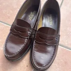 HARUTA ブラウン ローファー