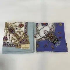 TRUSSARDI、CELINE ハンカチ 2枚セット