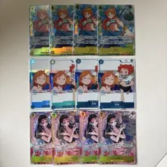 青黄ナミパーツ　パラレル　ナミ　ロビン　少女プロモ　4枚セット　ワンピースカード