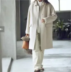 美品＊ジャーナルスタンダードレリューム フード付き コート LANAWOOL