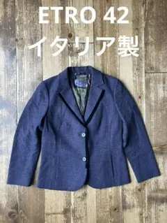 ✨️極美品✨️エトロ ETRO テーラードジャケット ストライプ　シルク100‼︎! ETRO - 美品 エトロ ETRO セットアップ スーツ テーラード