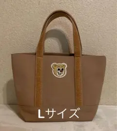 ラブラリーバイフェイラー ワッペントートバッグ オールドテディ