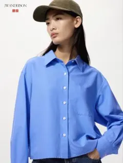 JW ANDERSON 青 長袖シャツ