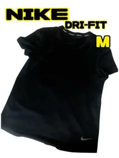 Nike 黒 スポーツTシャツ ランニングTシャツ Mサイズ DRI-FIT