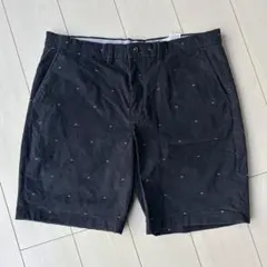 トミーヒルフィガー ハーフパンツ ロゴ総柄 綿 36のサムネイル