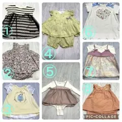 80cm 女の子向けベビー服(単品購入OK)