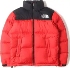 専用 THE NORTH FACE ヌプシダウンジャケット レッド/ブラック