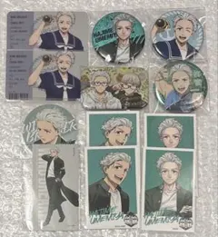 WIND BREAKER 展　梅宮一　缶バッジ　カード　等　セット