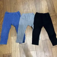 UNIQLO レギンスパンツ3点セット 90cm