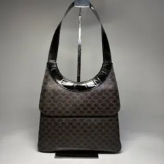 【極美品極レア】セリーヌceline ワンショルダーバッグ　黒マカダム　肩掛けのサムネイル
