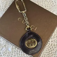 ヴィンテージ♡GUCCI グッチレザーキーホルダー