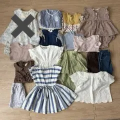 プティマイン　女の子　夏服　まとめ売り　半袖　ワンピース