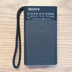 SONY ラジオチューナー ICF-P26 本体 ストラップ　イヤホン　訳ありのサムネイル