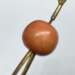 032310 アンティーク　金工　硝子　珊瑚風　玉　かんざし　簪