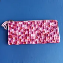 LINTON ツイード ハードカバーノートピンク シャネルツイード 高級