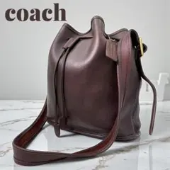 オールドコーチ coach バケツ型　ワンショルダー レザー 9952