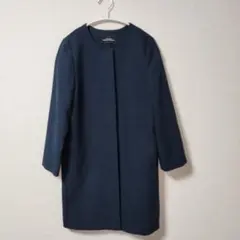 美品✨️グリーンレーベルリラクシング ノーカラーコート 卒業式 入学式 34