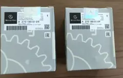 メルセデスベンツ　オイルフィルター2個セット　送料込　Oリング付き 新品未使用のサムネイル
