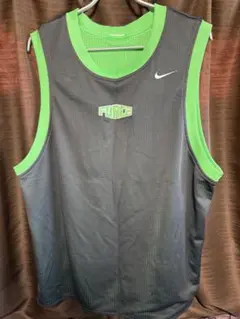Nike タンクトップ グレー/グリーン