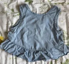 Zara baby デニム　フリル　シャツ