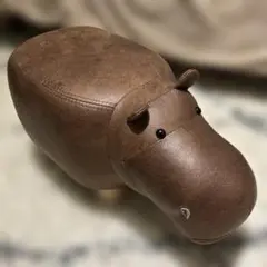 アニマルスツール　カバ　オットマン　PUレザー