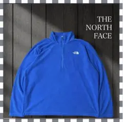 す*れ様 3735/ノースフェイス ワンポイント刺繍ロゴ フリースハーフジップ