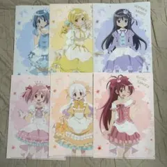 魔法少女まどか☆マギカ クリアファイルセット コンプリート 6枚 ローソン