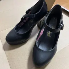 YOSUKE厚底パンプス レースリボンのサムネイル
