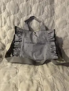 JILL by JILL STUART フリルトートバッグ グレー